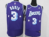 Lakers 3 Anthony Davis Purple Nike Diamond 75th Anniversary City Edition Swingman Jersey,baseball caps,new era cap wholesale,wholesale hats